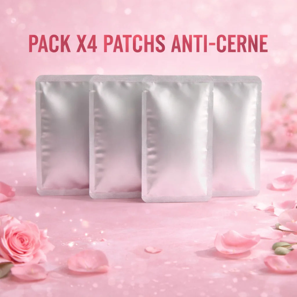 X4 Patchs Anti-cerne Micro-Aiguilles Acide Hyaluronique