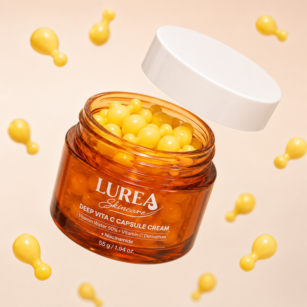 Crème capsules de vitamine C