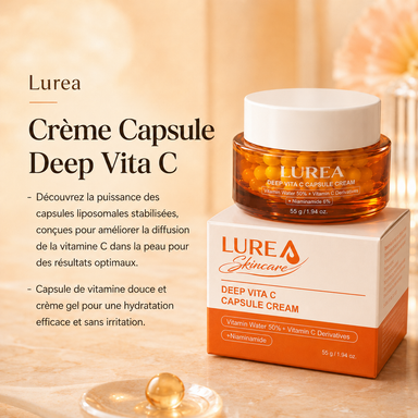 Crème capsules de vitamine C