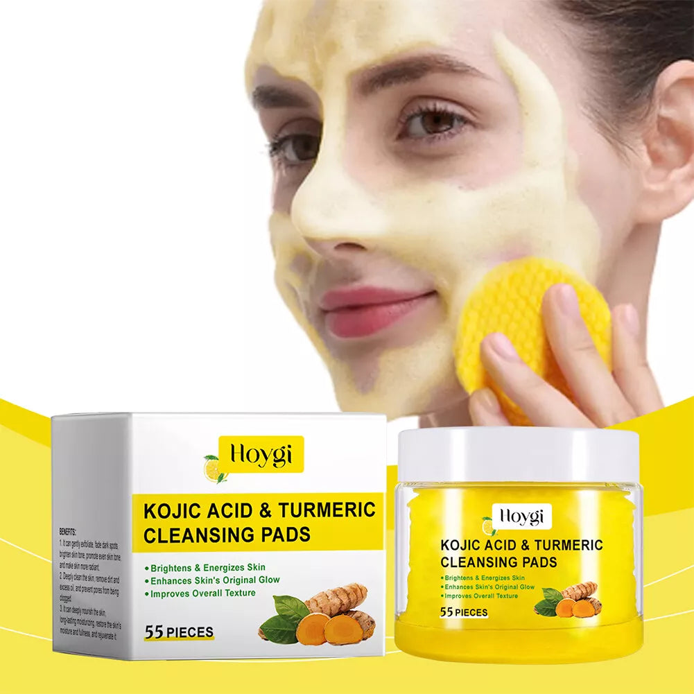 Pads au curcuma à l'acide kojique 3 en 1