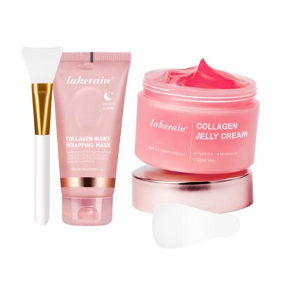 Pack Duo Soin au Collagène – Masque de Nuit + Gelée Crème Hydratante - Pack Duo collagène - Masque de Nuit + Gelée Crème Hydratante - LUREA
